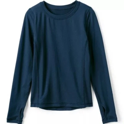 Lands' End Kids Thermal Base Layer Long Underwear Thermaskin Crew Neck Shirt L - Image 1 of 2