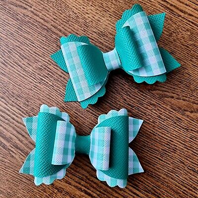 3 Inch Plastic Hair Bow Template Scalloped Overlay Loop Make Your Own Hair Bow • 4.13€