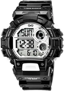 Q&Q by Citizen Herren Armbanduhr Männer Digital Uhr Sport Uhr 10 ATM Silikon - Bild 1 von 2