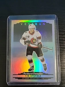 2022-23 Upper Deck Parkhurst Champions Tim Stutzle #165 Rainbow Foil SP RARE - Picture 1 of 2
