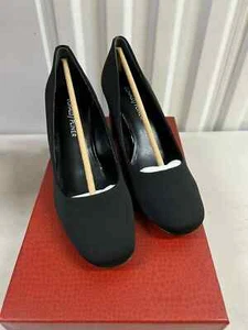 Donald Pliner Womens Parris Block Heel Pump Black PARRIS-D Size 5 - Picture 1 of 3