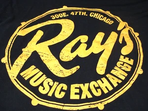 Marineblaues "RAY'S MUSIC EXCHANGE" T-SHIRT. 3XL. blues brothers film. Chicago - Bild 1 von 3