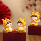 Guochao Xianglong Inviting Craft Zodiac Mascot Car Home Decorative Ornament. ❤FR