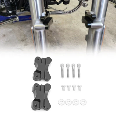 Kit de espaciadores adaptadores de guardabarros de rueda de 21" para Harley Softail Slim Heritage Classic Foto 1 de 4