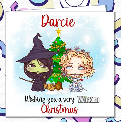 Personalised Christmas Wicked The Musical - Girls Granddaughter Niece Boys /SV - Image 1 of 4