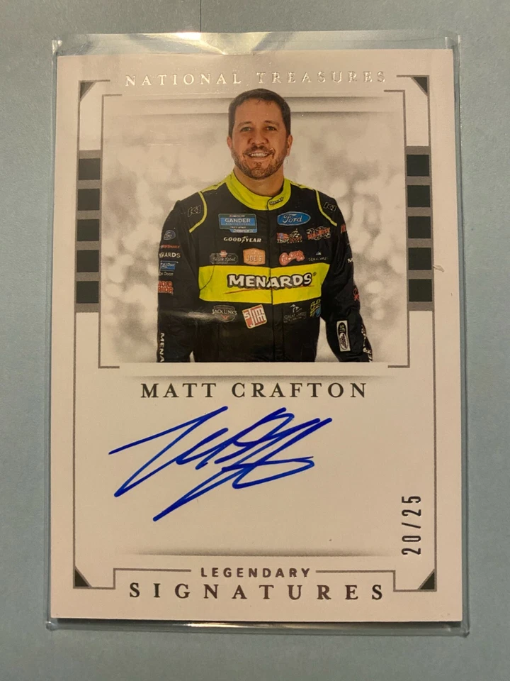 A23,108 - 2020 National Treasures Legendary Signatures #10 Matt Crafton Auto/25 - Image 1 of 1