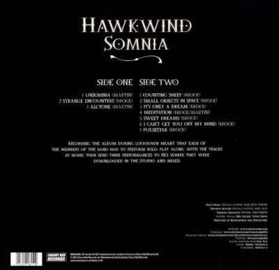 HAWKWIND - SOMNIA (180G BLACK VINYL)   VINYL LP NEW! - Image 1 of 2
