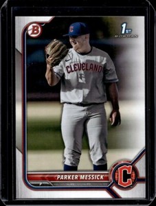 Parker Messick 2022 Bowman Draft Baseball - 1st #BD-71 - Cleveland Guardians
