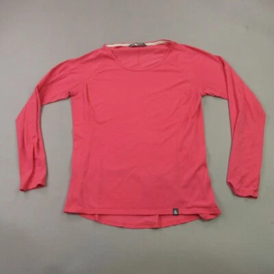 Camisa North Face Mujer Grande Manga Larga Ligera Cuello Redondo Rosa Foto 1 de 4