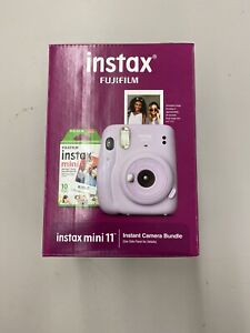 Fujifilm Instax Mini 11 Instant Film Camera Bundle Lavender Purple
