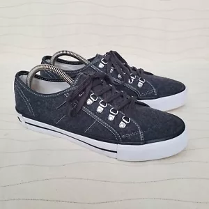 Tommy Hilfiger Womens Shoes Dark Gray TWHILL-SS Sneakers Size 8.5 EUC - Picture 1 of 11