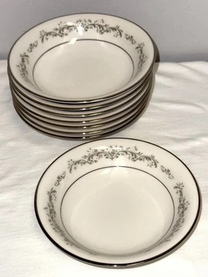 8 Noritake Ivory China PARKRIDGE 7 1/4"  CEREAL BOWLS - image 1 of 2