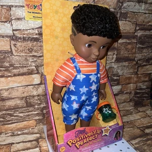 Positively Perfect Jalen 18" Fashion Boy African American Doll Urban Haircut New - Picture 1 of 8
