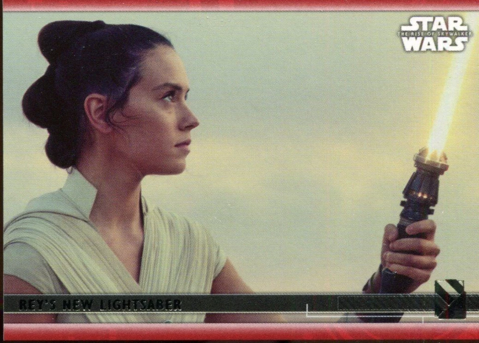 Star Wars Rise Of Skywalker S2 Red [199] Base Card #99 Rey's New Lightsaber - Image 1 of 1