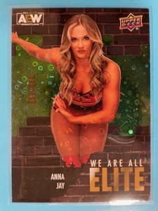 Anna Jay – 2023 Upper Deck AEW – We Are Elite #AE-20 Green parallel /199 - Picture 1 of 2