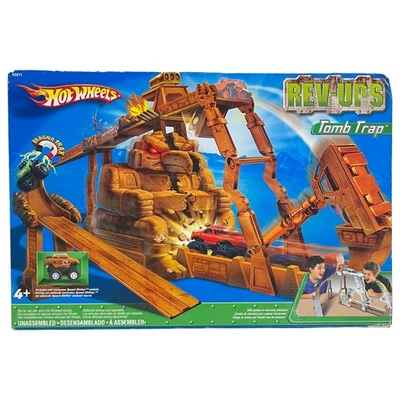 Hot Wheels Rev Ups Tomb Trap Stunt Playset, Rare - Image 1 of 3