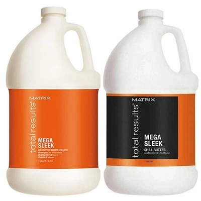 Matrix Mega Elegante Champú y Acondicionador Duo Galón Set 128 OZ + Bombas Gratis | NUEVO Foto 1 de 2