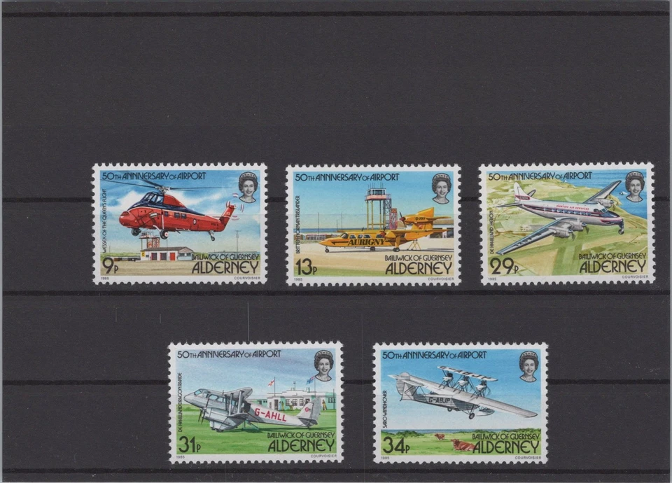 Guernsey 1985 50th Anniversary of Airport XF Mint Never Hinged - Image 1 of 1