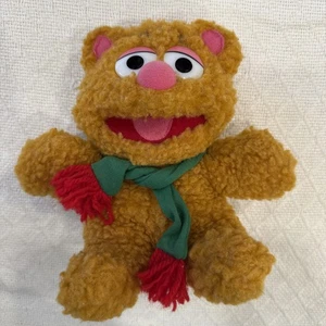 Peluche vintage Baby Fozzie Bear 1987 Henson peluche juguete Navidad - Imagen 1 de 5