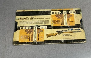 Vintage Marlin Visierung in Führung Kaliber Kugelgewicht Diagramm - Bild 1 von 5