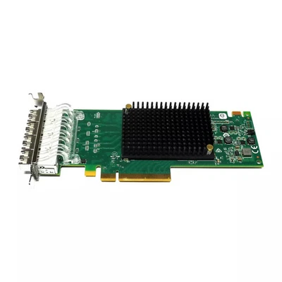 Emulex LPe31004-M6-EIO Quad Port Fibre Channel MMF SR 16G LP PCIe-x8 HBA - Image 1 of 2