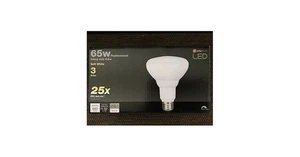 UTILITECH  3-Pack 65W Equivalt Dimmable Soft White BR30 LED Flood Light Bulbs - Picture 1 of 1