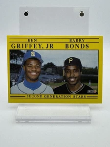 Ken Griffey Jr. Barry Bonds 1991 Fleer #710 Segunda Generación Estrellas Marineros - Imagen 1 de 1