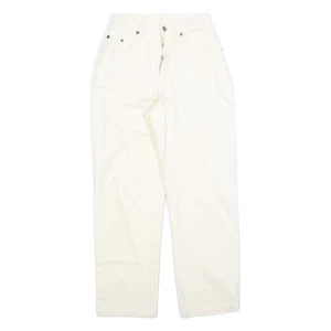 Pantalón KIE Niñas Mezcla Algodón Blanco Calce Regular Pierna Recta W24 L26 - Imagen 1 de 6