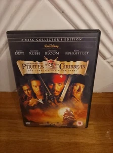 DVD - Pirates Of The Caribbean Black Pearl 2-Disc Depp DVD R2 UK PAL FAST POST - Picture 1 of 1