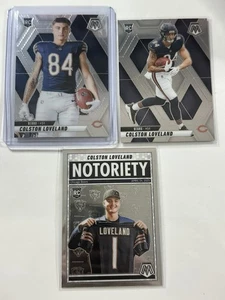 2025 Mosaic Colston Loveland RC Lot (3) Variation #275 Base #304 Notoriety #24  - Picture 1 of 6