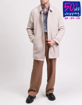 RRP €820 HERNO Knitted Coat IT52 US42 XL Wool Blend Padded Pink Full Zip - Image 1 of 4