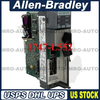 ALLEN BRADLEY 1747-L552 /C SLC 500 PROCESSOR 32K 5/05 EtherNet 1747L552 - Image 1 of 4