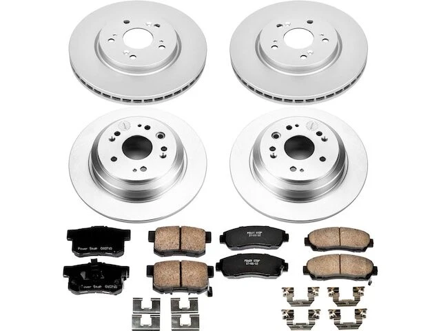 Kit de pastillas de freno delanteras y traseras y rotor para Honda Crosstour 2012 3,5 L V6 WH968PH Foto 1 de 1