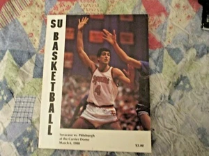 1988 PITT SYRACUSE BASKETBALL PROGRAM RONY SEIKALY 1987-88 PITT PREVAILS 85-84! - Picture 1 of 8