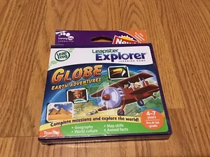 Leap Frog Leapster Explorer Learning Game Globe Earth Adventures Home School - Picture 1 of 2