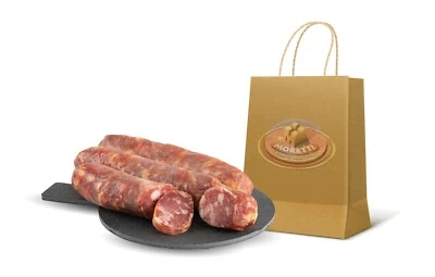 MORETTI SALUMI DI TRADIZIONE Moretti® Salsiccia Stagionata Salumi Artigianali Calabresi 2pz. tot 600g/700g