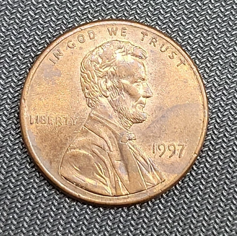 1997 Lincoln Memorial Penny Double Ear-DD Cover