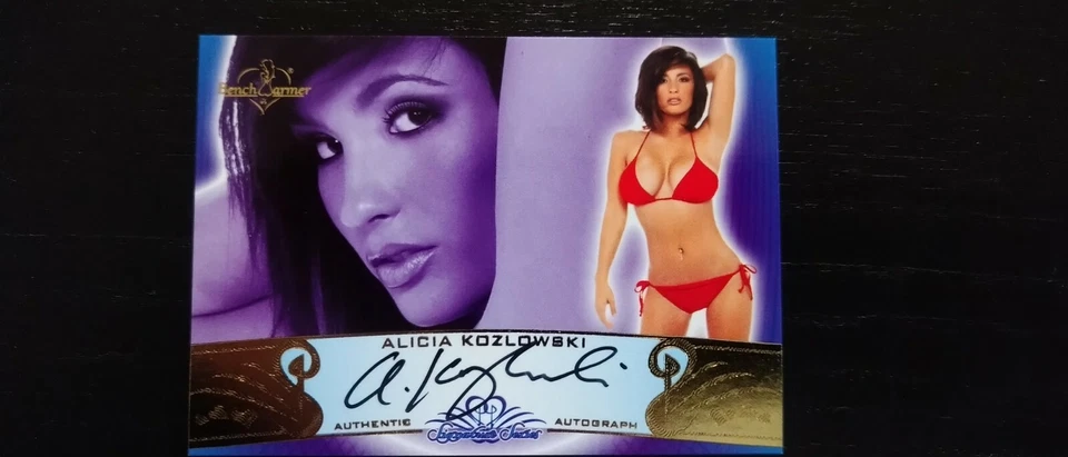 Benchwarmer Signature 2010 - Alicia Kozlowski - Autograph - playmate - Photo 1/1