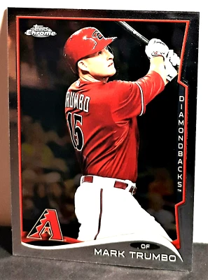 2014 Mark Trumbo Topps Chrome  #182 - Diamondbacks - Image 1 of 2