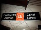 Ny Nyc Subway Roll Sign Ee Continental Canal Chinatown Soho Tribeca Little Italy