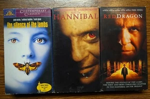 Silence of the Lambs Series 3 VHS Set Hannibal, Red Dragon - Picture 1 of 6