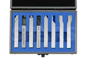 Schaft 3/8 Zoll Schaft 8 STCK. Massiv HSS Nut Gewinde Drehen Werkzeug Bit Set Neu S{ - Bild 1 von 17
