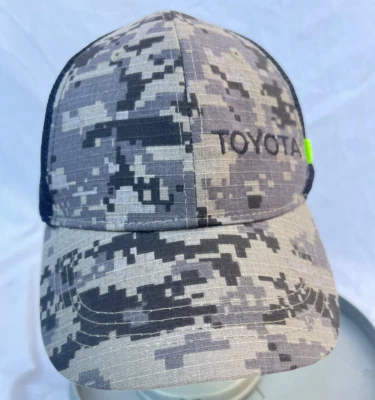 Toyota Hat Cap Snap Back Camo Black Mesh Back Cars Trucks Outdoors - Image 1 of 4