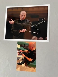 PAAVO JÄRVI Estonian conductor in-person signed photo 8x10 autograph + proof - Picture 1 of 1