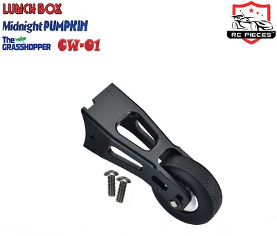 TAMIYA RC CW-01 LUNCH BOX MID NIGHT PUMPKIN CNC ALLOY WHEELIE BAR GPM UPGRADE - Image 1 of 2