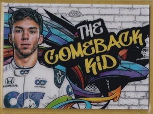 2020 Topps Chrome Formula 1 Track Tags #TT8 Pierre Gasly - THE COMEBACK KID - Photo 1 sur 2