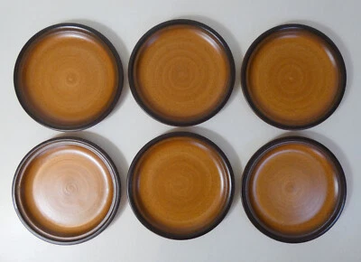 6 assiettes plates en grès - Immagine 1 di 4