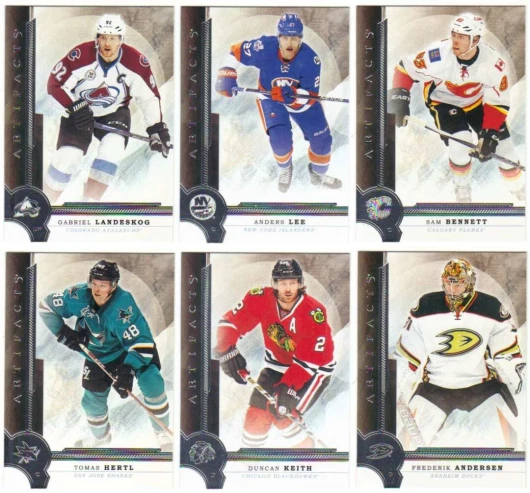 2016-17 Upper Deck Artifacts Hockey - Base Set Cards - Choose Card #'s 1-100 - Image 1 of 1