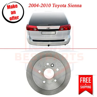 Discos de freno traseros Raybestos 980213R acero al carbono para Toyota Sienna 2004-2010 Foto 1 de 4