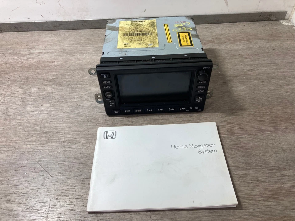 2003 HONDA CRV RADIO CD NAVIGATION UNIT 39541-S9A-G021-M1 (CODE NEEDED) - Image 1 of 4